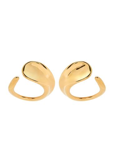 Marta sculpted hoop earrings by AGMES