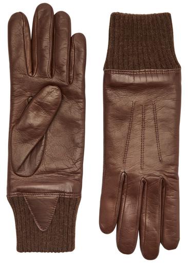 Judith leather gloves by AGNELLE