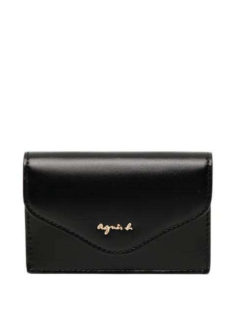 Ava leather card case wallet by AGNES B.