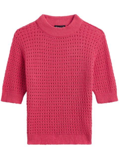 Biscotte open-knit top by AGNES B.