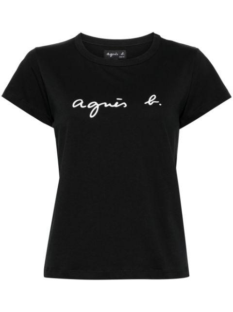 Brando logo-print cotton T-shirt by AGNES B.