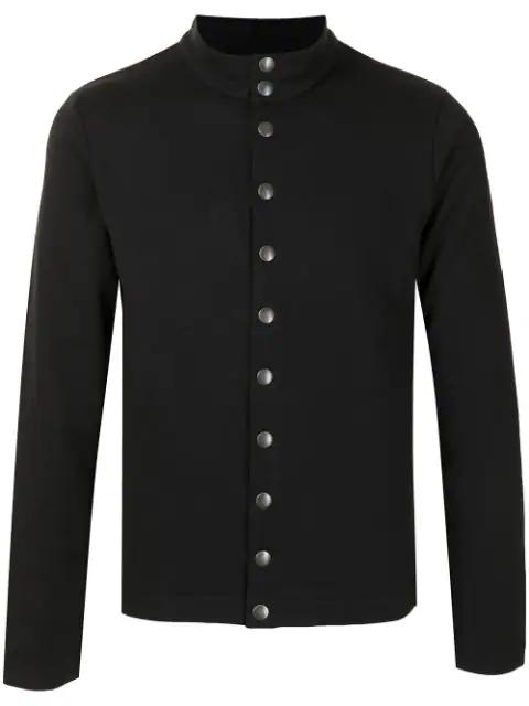 Nacre snap-button cotton cardigan by AGNES B.