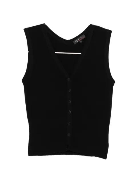 V-neck buttoned knitwear by AGNES B.