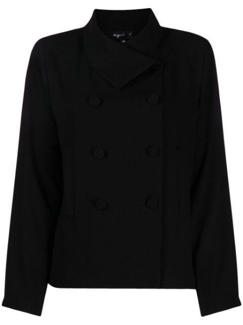 asymmetric double-breasted jacket by AGNES B.