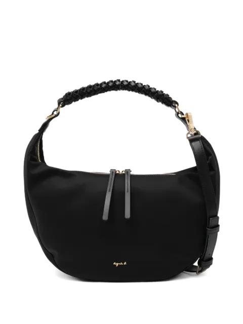 braided-handle shoulder bag by AGNES B.