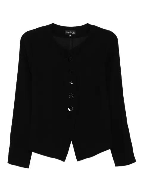 button-up blouse by AGNES B.