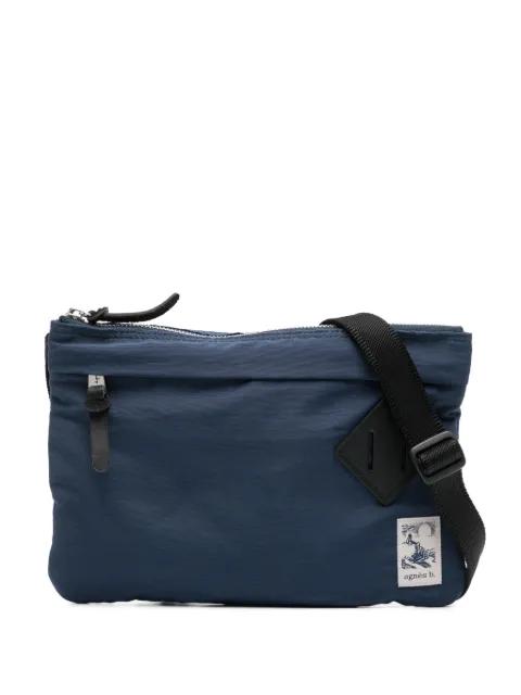 canvas messenger bag by AGNES B.