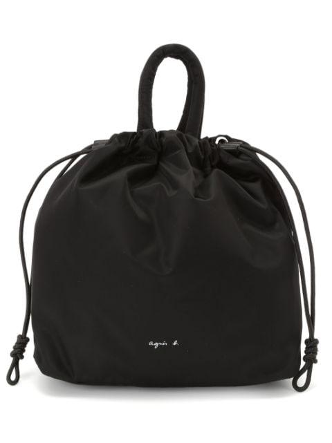 drawstring tote bag by AGNES B.