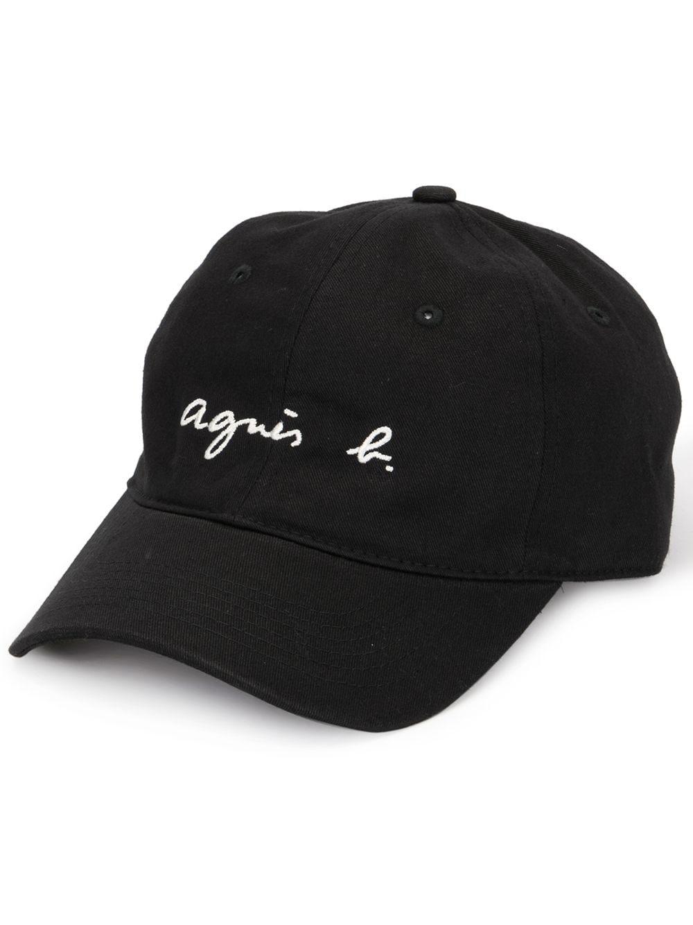 embroidered logo cap by AGNES B.
