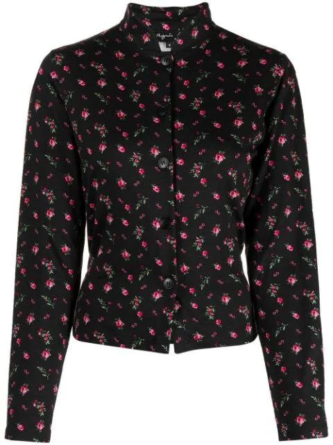 floral button-down shirt by AGNES B.