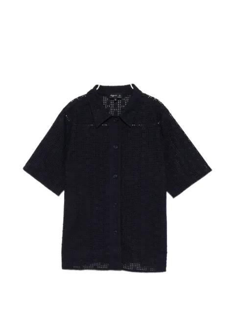 geometric-motif shirt by AGNES B.