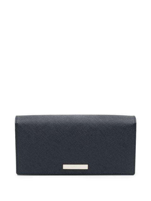 grained-leather purse by AGNES B.