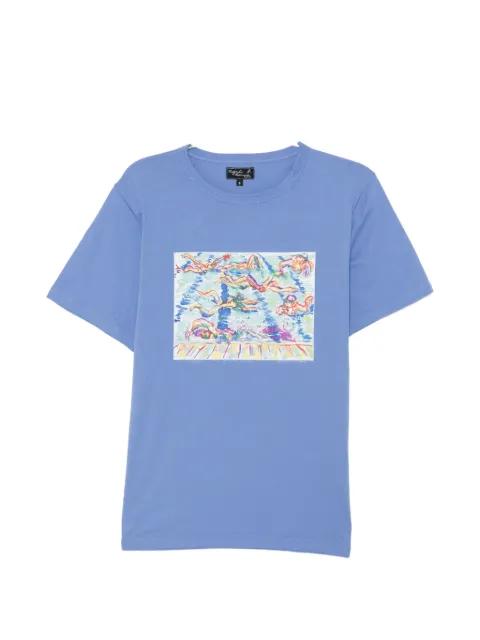 graphic-print cotton T-shirt by AGNES B.