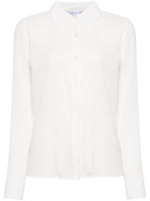 graphic-print cotton shirt by AGNES B.