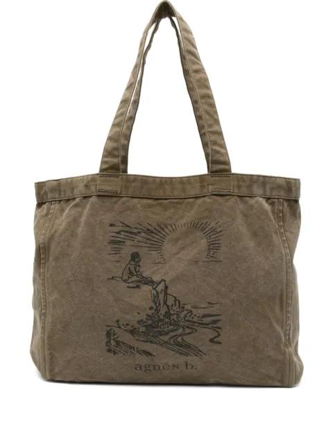 large Sunset tote bag by AGNES B.