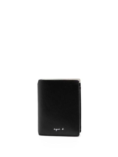 leather card case by AGNES B.