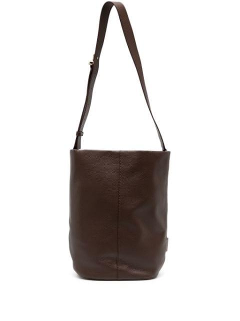 leather one shoulder bag by AGNES B.