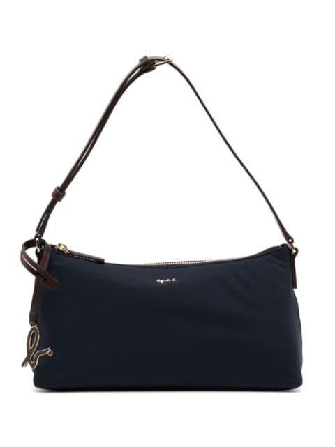 logo charm shoulder bag by AGNES B.