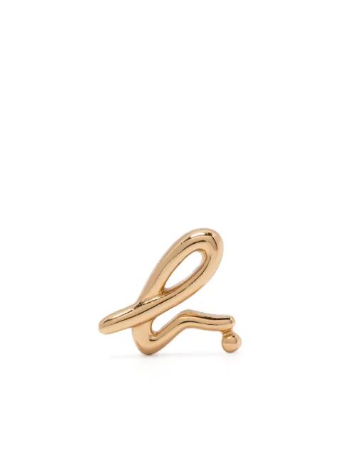 logo earring by AGNES B.