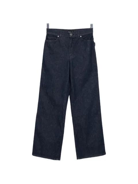 logo-patch jeans by AGNES B.