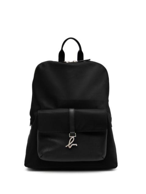 logo plaque backpack by AGNES B.