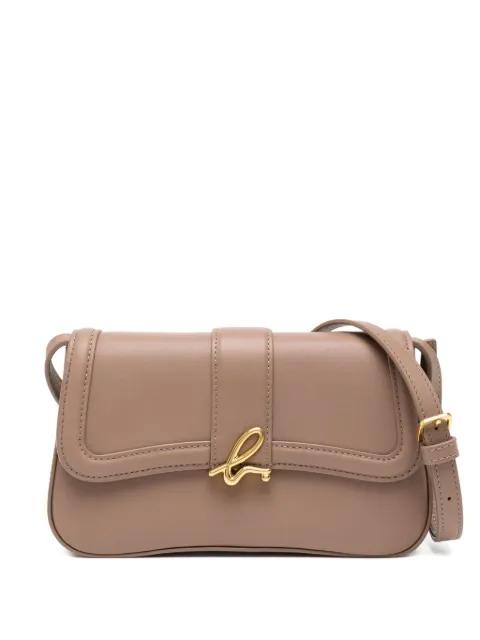 logo-plaque crossbody bag by AGNES B.