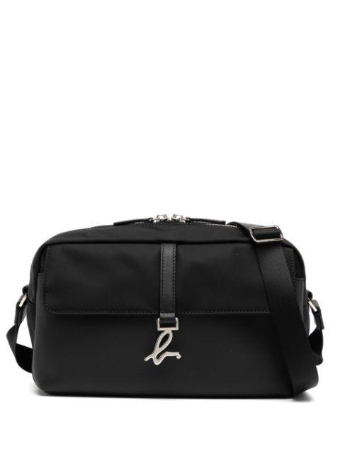 logo-plaque detail cross body bag by AGNES B.