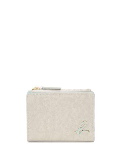 logo-plaque leather wallet by AGNES B.