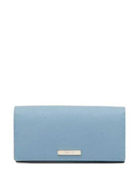 logo-plated wallet by AGNES B.
