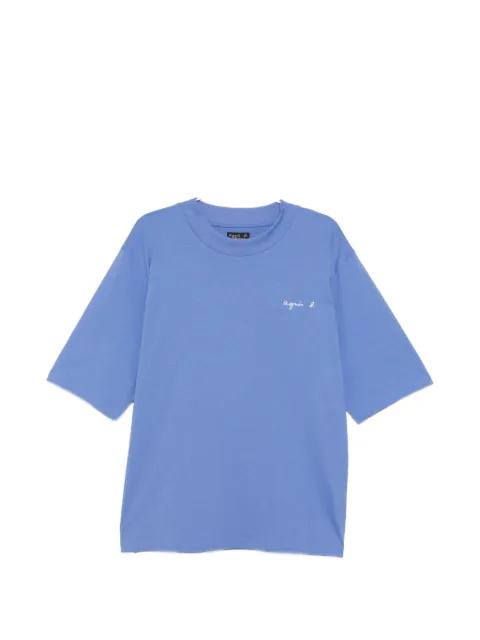 logo-print T-shirt by AGNES B.