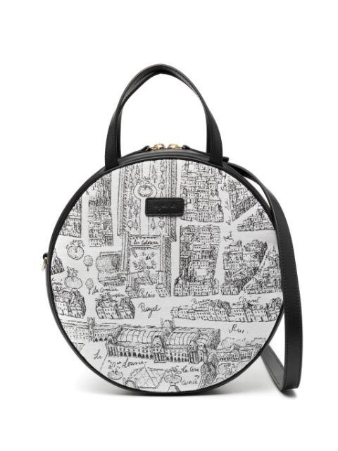 motif embroidery bag by AGNES B.