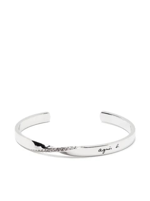 narrative couple bracelet by AGNES B.