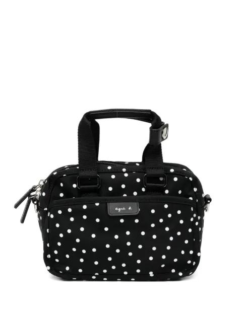 polka-dot 2-way mini bag by AGNES B.