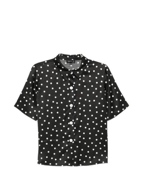 polka-dot buttoned top by AGNES B.