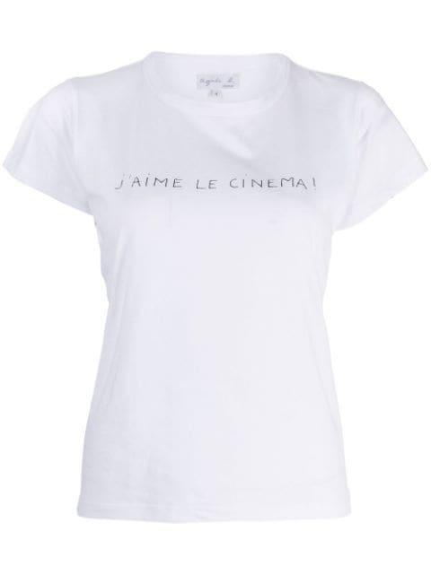 short-sleeve cotton T-shirt by AGNES B.