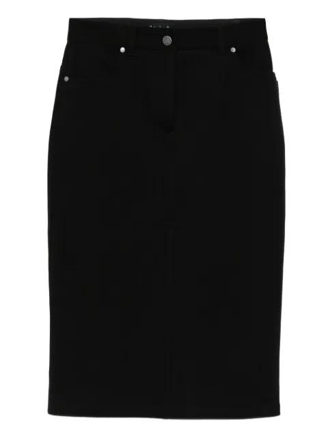straight-cut skirt by AGNES B.
