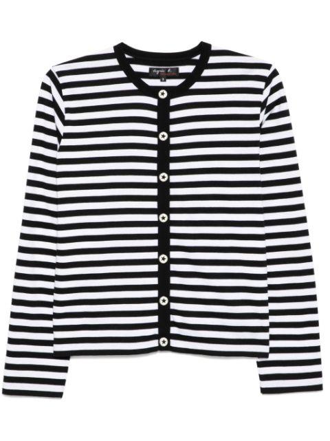 striped cardigan by AGNES B.