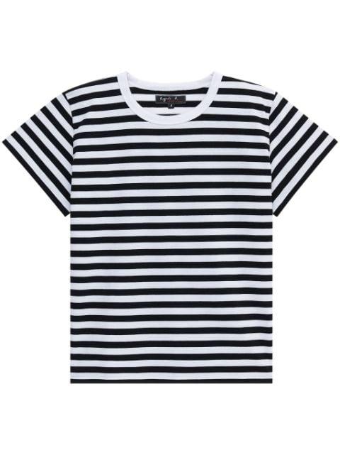striped cotton T-shirt by AGNES B.