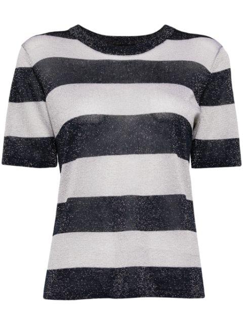 stripped knitted top by AGNES B.