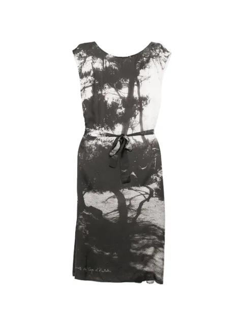tree-print midi dress by AGNES B.