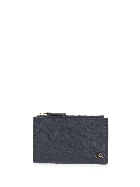 zip-pocket leather wallet by AGNES B.
