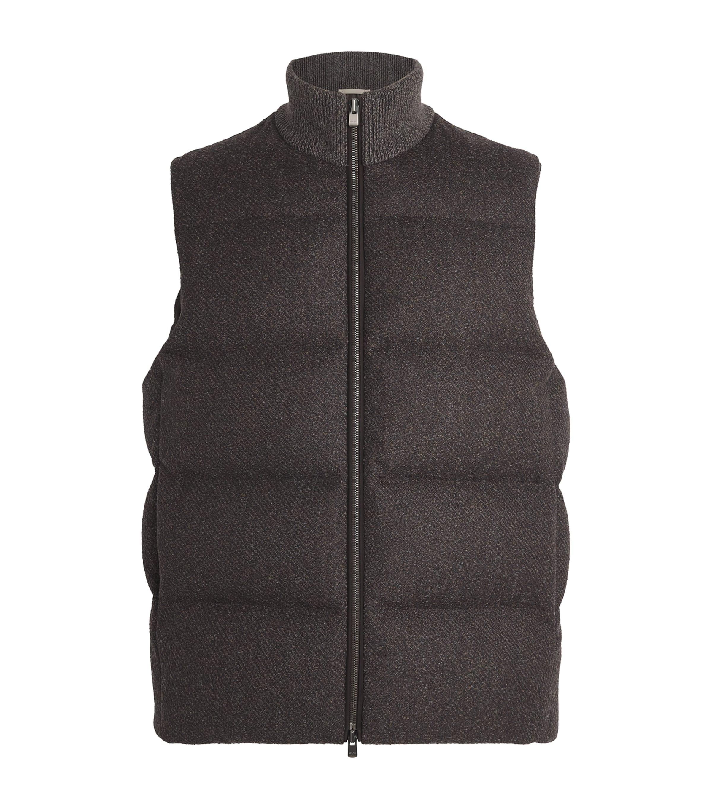 Agnona Wool-Blend Padded Gilet by AGNONA