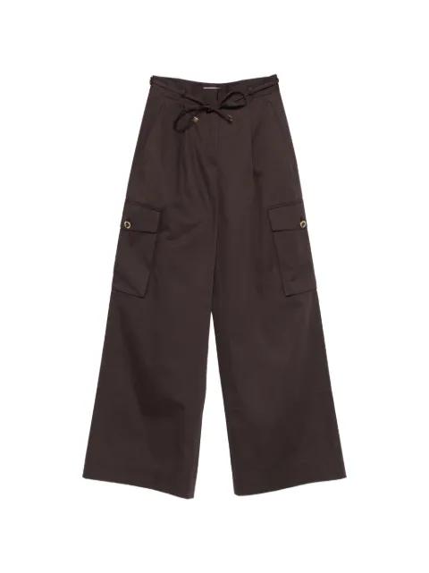 brown cargo pants by AGNONA