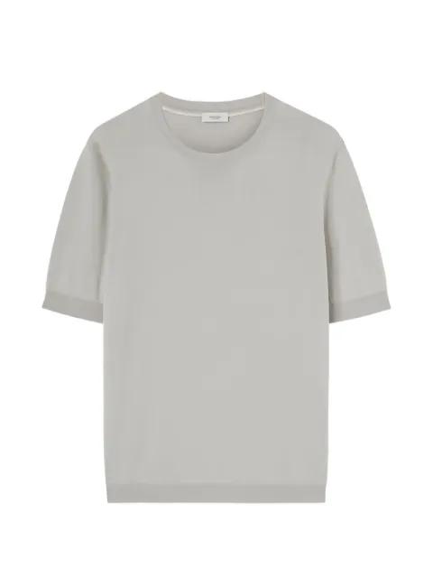 crew-neck knitted T-shirt by AGNONA