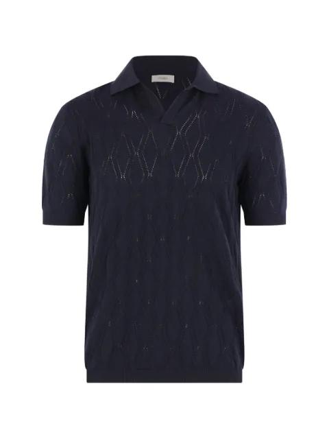 diamond-pattern T-shirt by AGNONA