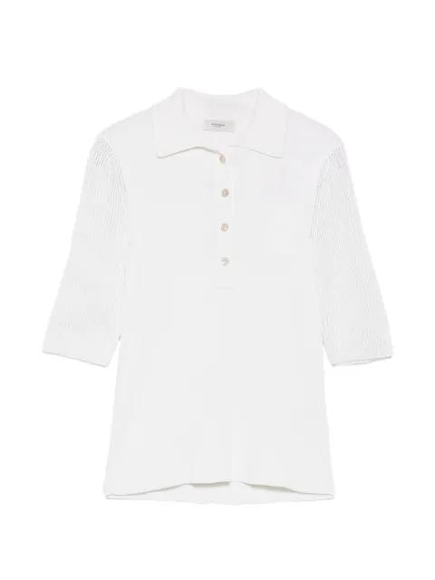 knitted polo shirt by AGNONA