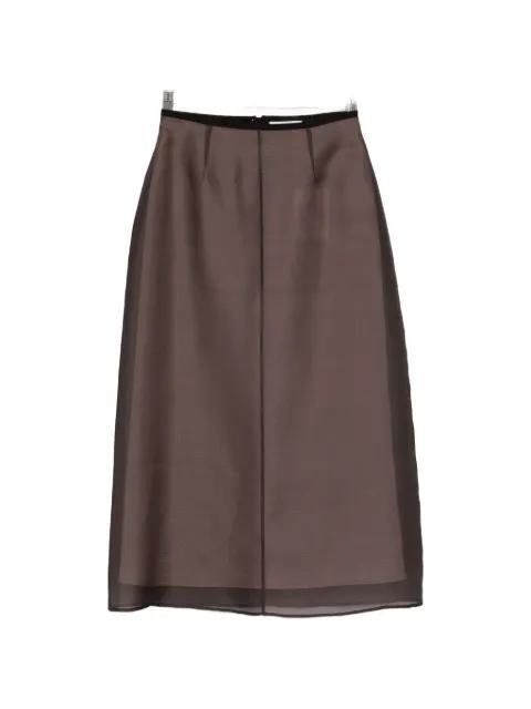 sheer skirt by AGNONA