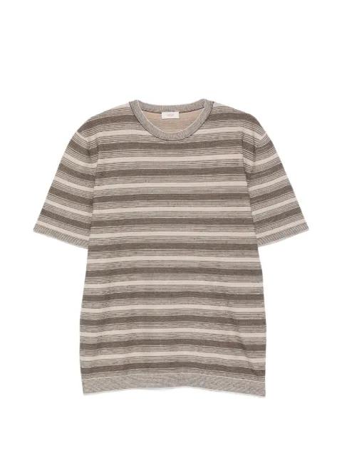 striped knitted T-shirt by AGNONA
