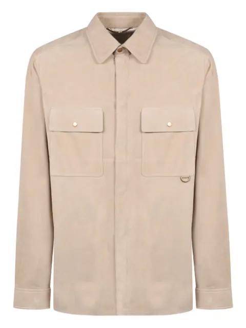 suede shirt by AGNONA