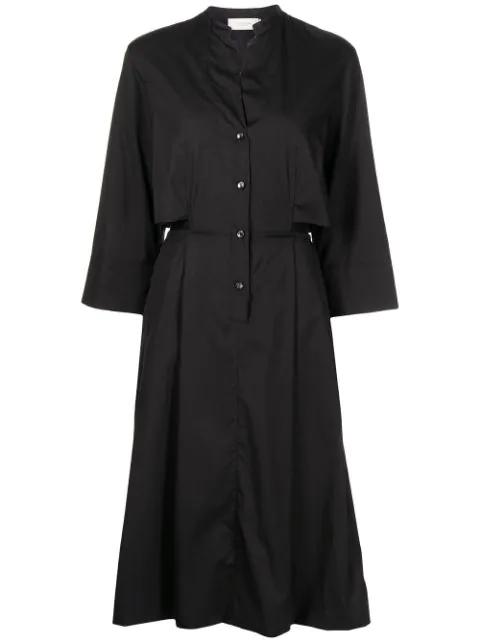 three-quarter midi shirt dress by AGNONA